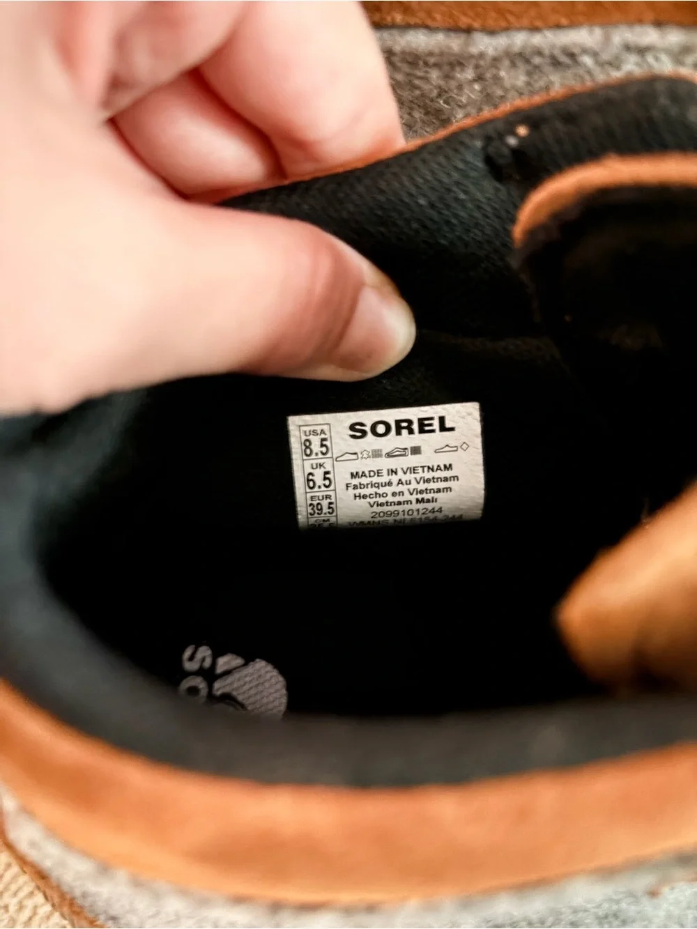 SOREL Women’s Felt & Suede Mid-Top, Waterproof shoes in Brown and Gray